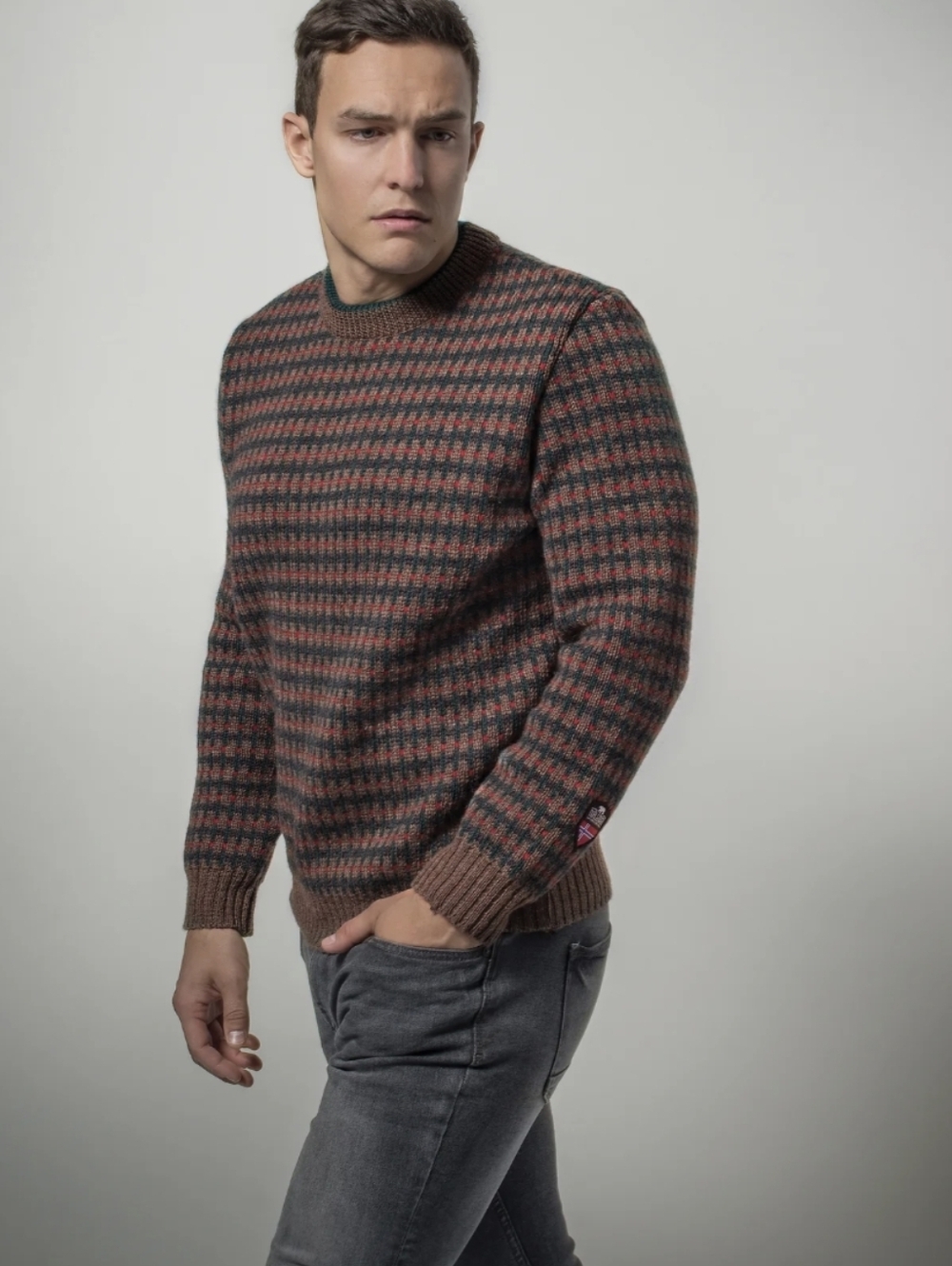 Karrson Of Norway Fair Isle Fisherman Knit Sweater Sz.L